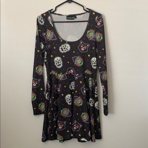 Sourpuss Black Halloween Dress